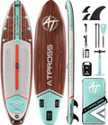 11'6'x35' Inflatable Paddle Board, 450lbs Extra Wide Stand Up Paddleboard for Adults with Premium SUP Accessories Kit & Backpack, Blow Up Kayak Non-Slip Stable Deck Boat for Yoga Fishing Surf