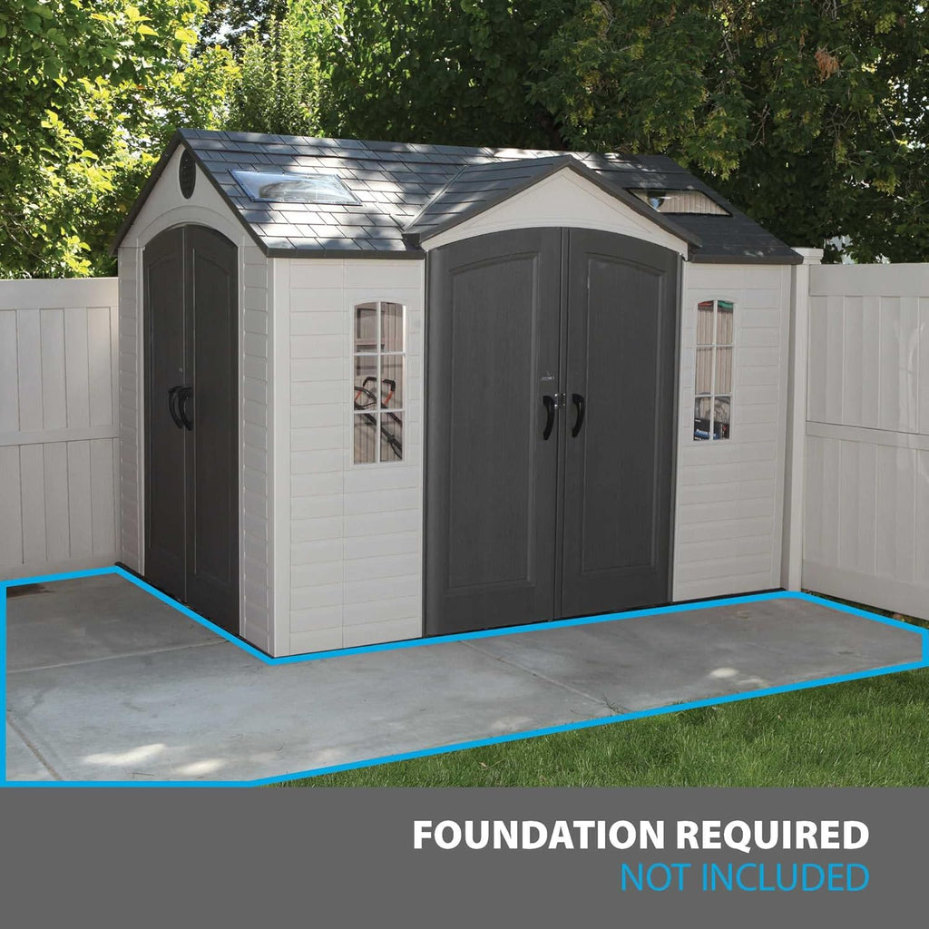 Lifetime 60001 Outdoor Storage Shed, 10 by 8 Feet