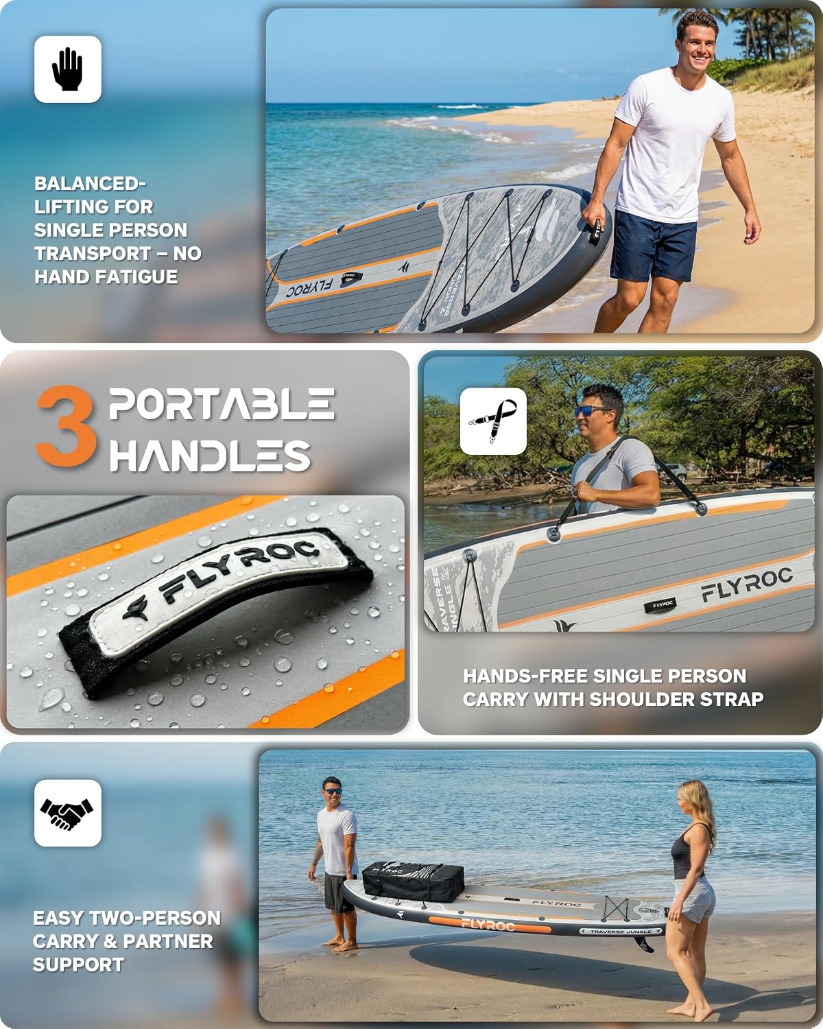 11'6x35'' Extra Wide Inflatable Paddle Board, 450lb Capacity Stand Up Paddle Board for Adults (x3), Stable Inflatable SUP, All Skill Levels, 3 Handles, 100L Backpack, 3PCS Paddle, 5L Dry Bag