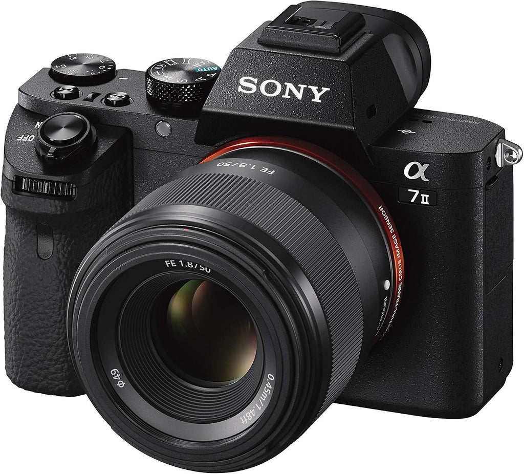 Sony - FE 50mm F1.8 Standard Lens (SEL50F18F/2), Black