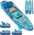 iTAOSTAR Journey 11'6' / 11'×34' / 11'×35' Extra Wide Paddle Board, One-Stop Premium SUP Board Accessories, Tailored Fins, Stable Inflatable Stand Up Paddle Boards for Youth/Adults of All Skill Levels