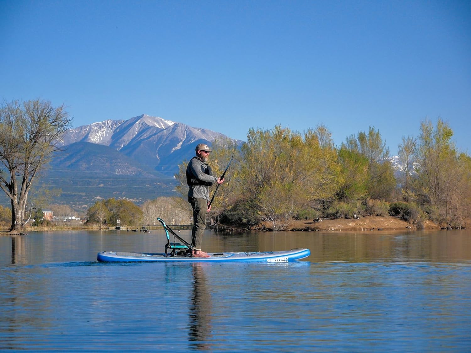 Badfish Perch Fishing SUP Chair |Detachable Stand Up Paddle Board Seat | Adjustable backrest | SUP Fishing Seat