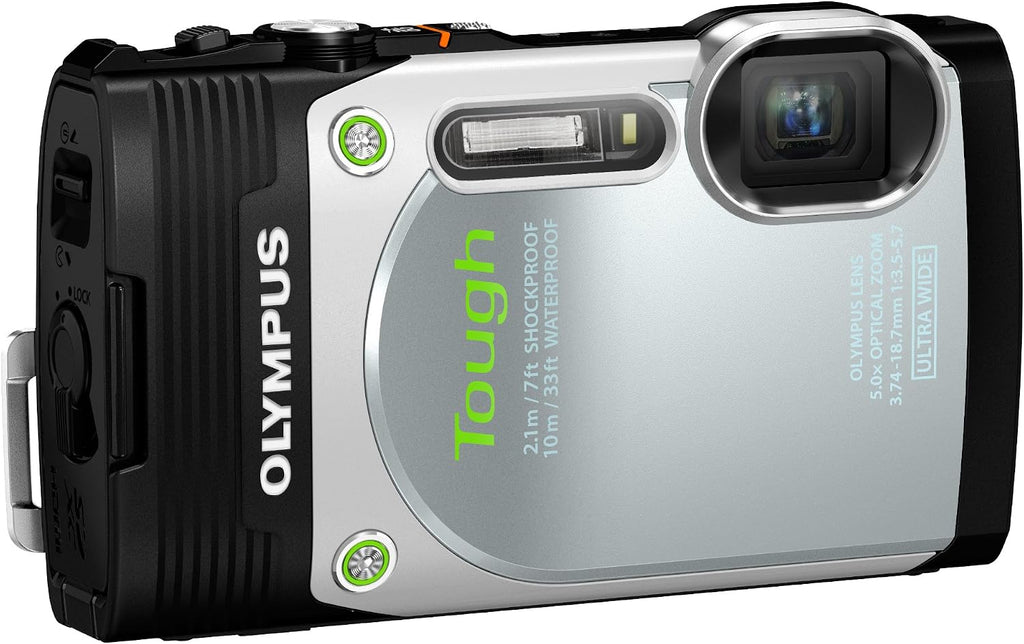 Olympus Stylus TG-850 IHS 16 MP Digital Camera (Black/Silver)
