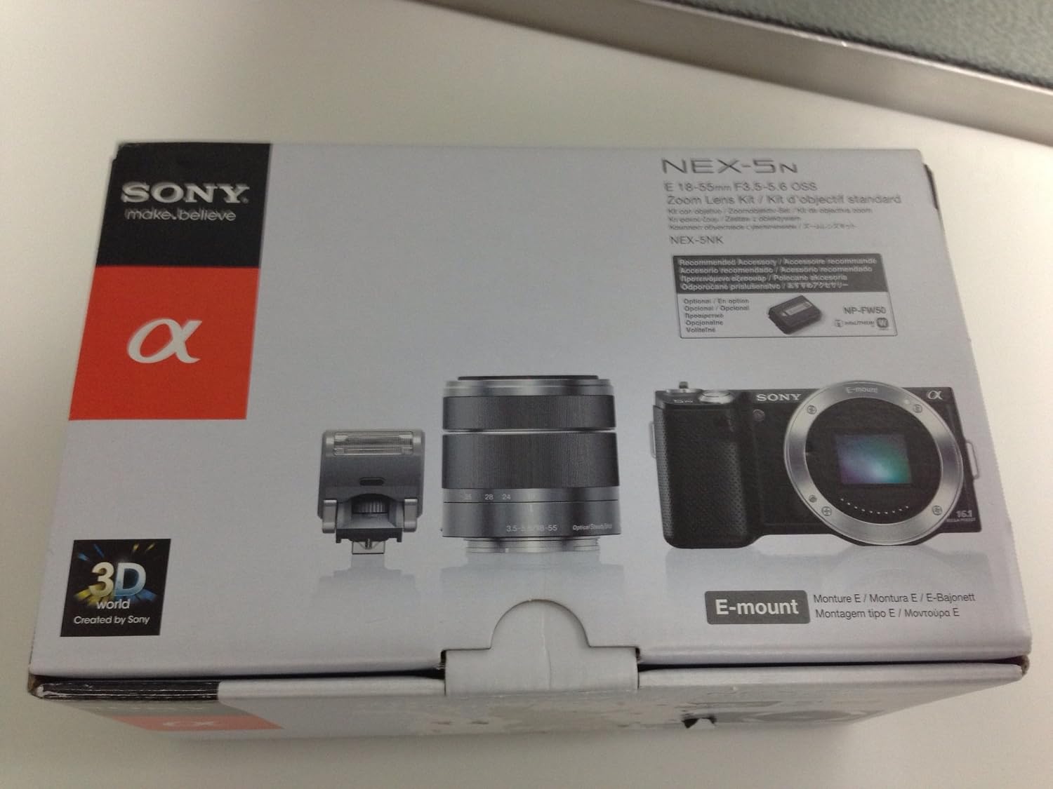 Sony NEX-5N 16.1 MP Compact Interchangeable Lens Touchscreen Camera With 18-55mm Lens (Silver)
