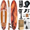 InnoExpo 11' Inflatable Stand Up Paddle Boards with Premium Accessories, Wide Stable SUP Paddle Board Design, Non-Slip Comfort Deck for Youth & Adults