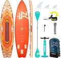 FunWater Inflatable Stand Up Paddle Board 10'6'/11'/11'6' Paddle Board for Adults & Youth, Paddleboards Inflatable with Premium SUP Accessories, Wide Stable, Non-Slip Comfort Deck