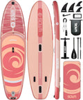 Inflatable Paddle Boards, Stand Up Paddle Board for Adults Youth of All-Round, 10'6'' *33'' * 6'' Extra Wide & No-Slip Sup for Yoga Fishing