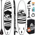 OutdoorCrusier Ultra-Portable Inflatable Stand-Up Paddle Board, Lightweight & Stable with Non-Slip Design, Complete SUP Accessories, Durable Drop-Stitch Material