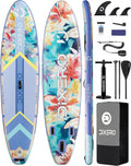 Inflatable Stand Up Paddle Board with SUP Accessories, 11'*33' Inflatable Paddle Boards for Adults & Youth of All Skill Levels