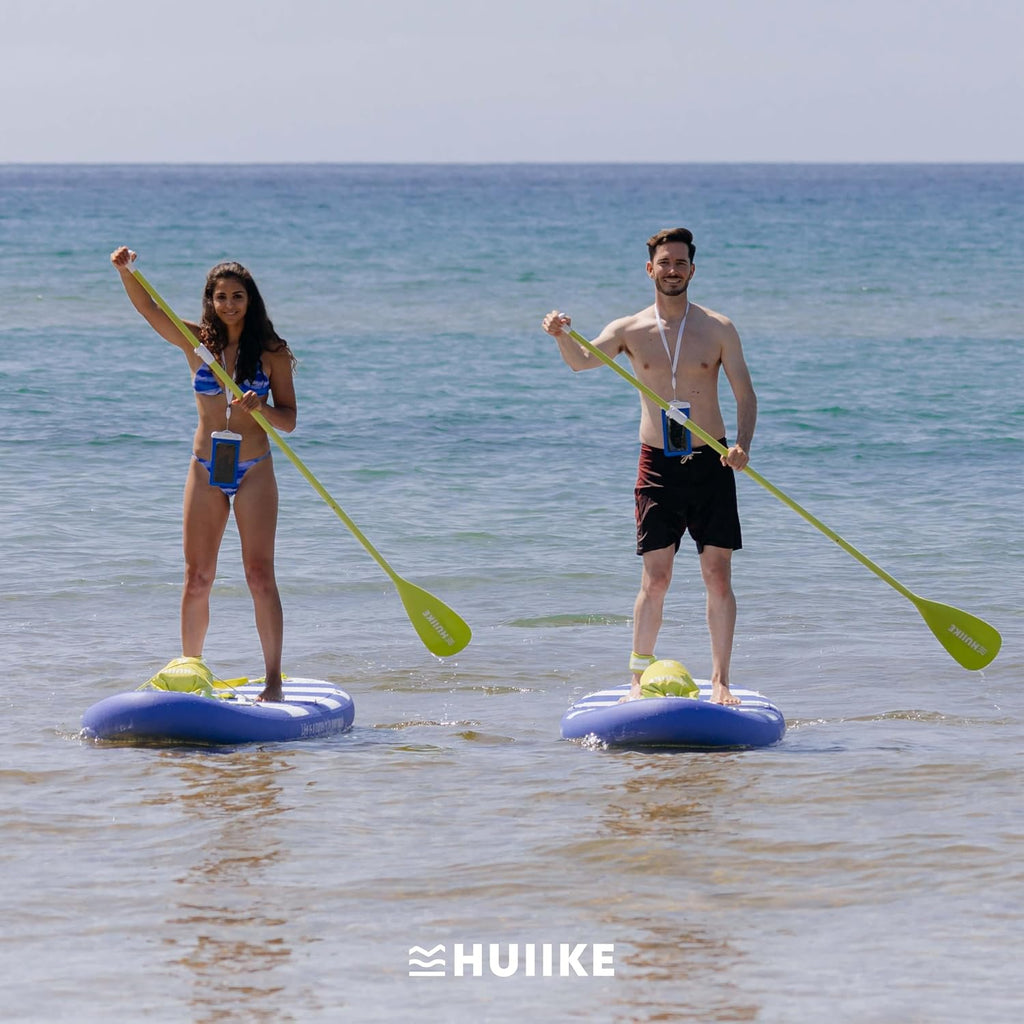 HUIIKE Inflatable Paddle Board for Adults with Accessories Included, Oar, Fins, Pump. Stand Up Paddleboard Great Stability and Resistance. 10' x 33' x 5.9', Maximum Load 286 lb