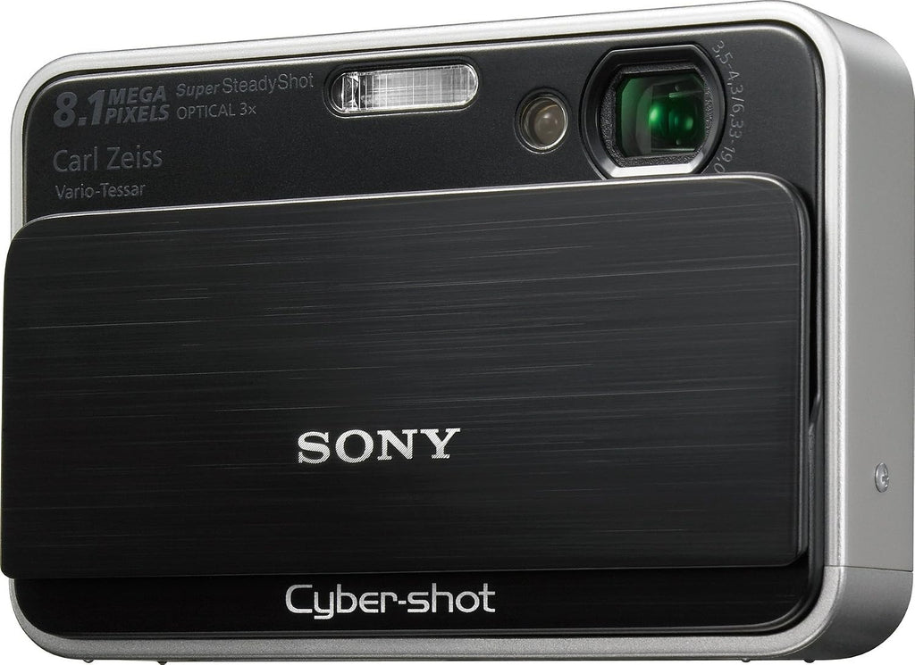 Sony Cybershot DSC-T2 8MP Digital Camera with 3x Optical Zoom (Black)