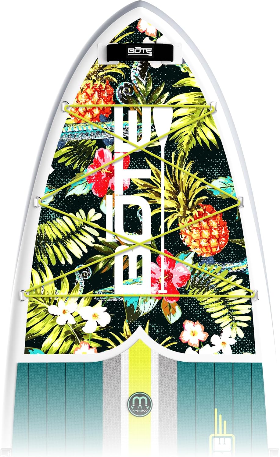 BOTE 10' FT 6' Breeze Aero Inflatable Stand Up Paddle Board, MAGNEPod Compatible Blow Up iSUP Great for Adults Kids Family Travel Friendly Multiple Sizes Color Options