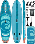 Inflatable Paddle Boards, Stand Up Paddle Board for Adults Youth of All-Round, 10'6'' *33'' * 6'' Extra Wide & No-Slip Sup for Yoga Fishing