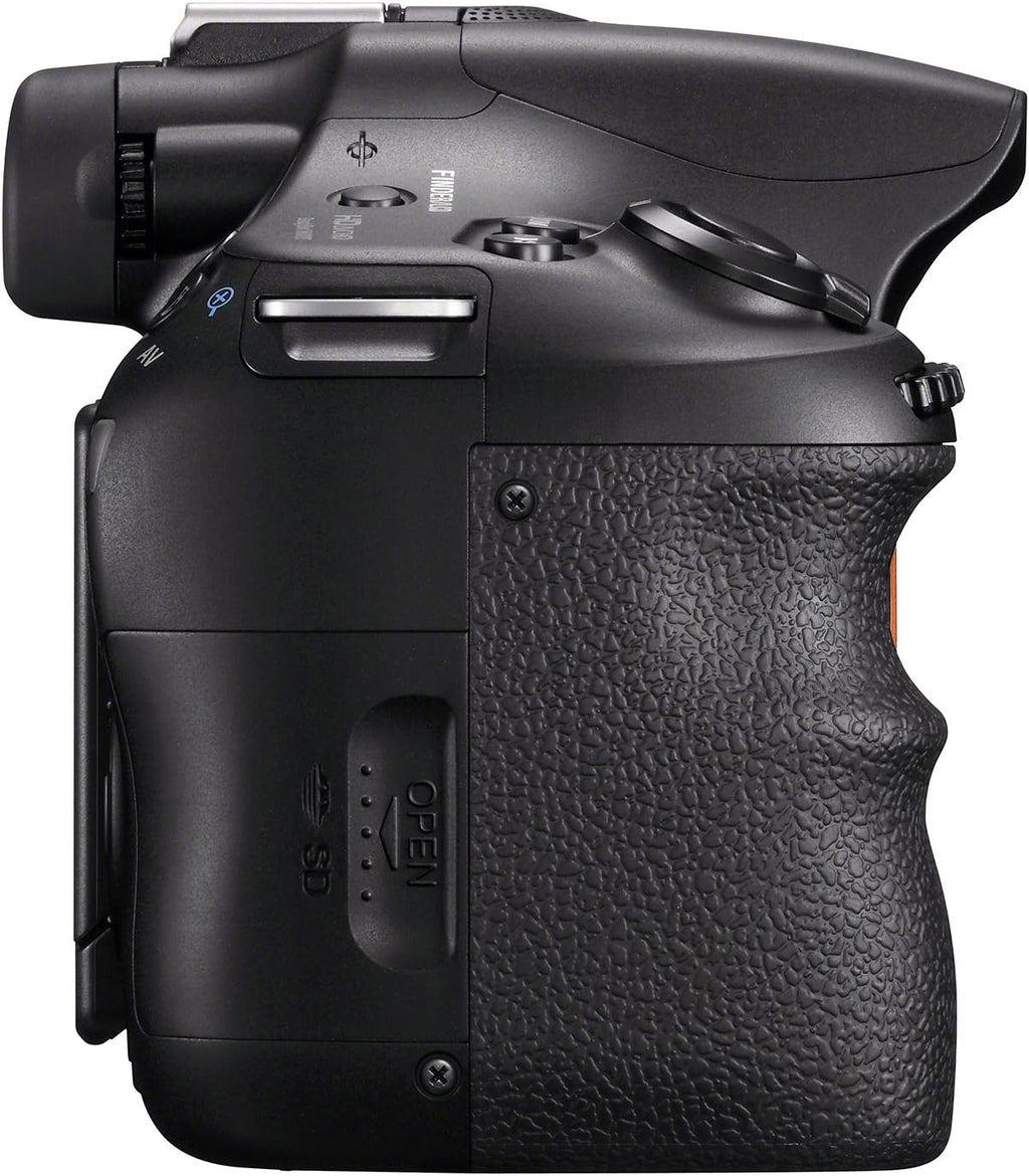 Sony SLT-A58K Digital SLR Kit with 18-55mm Zoom Lens, 20.1MP SLR Camera with 3-Inch LCD Screen (Black)