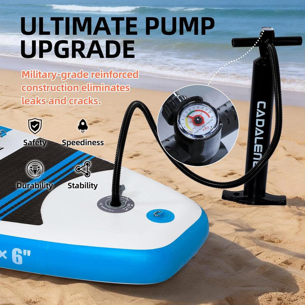 Inflatable Stand Up Paddle Board with SUP Accessories, Anti-Slip EVA Deck, Family-Friendly SUP Boards for Adults & Youth of All Skill Levels, Versatile Yoga Paddle Board