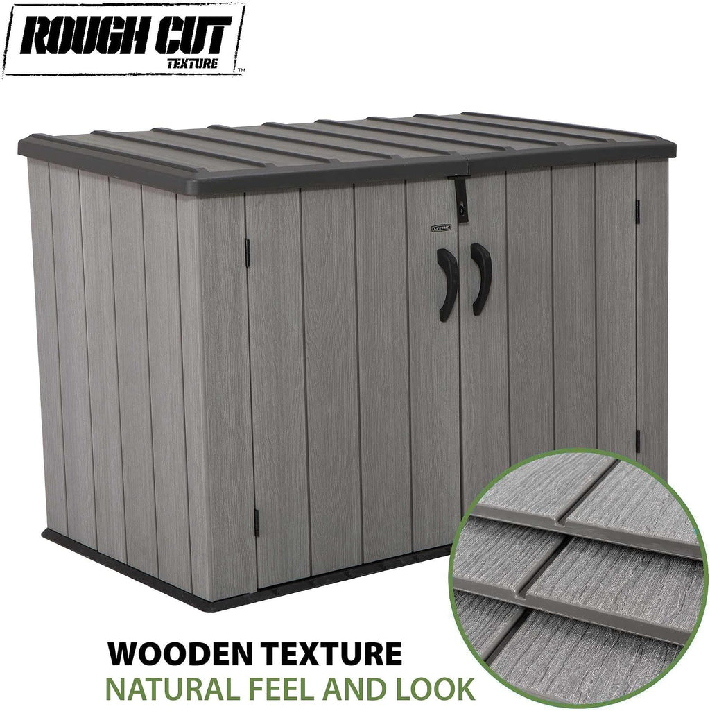Lifetime Horizontal Outdoor Storage Shed, 75 Cu. Ft. Capacity