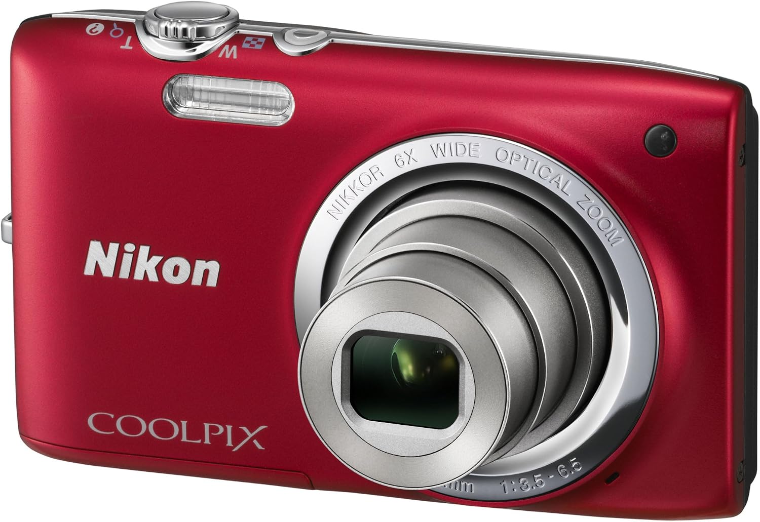 Nikon COOLPIX S2700 16 MP Digital Camera with 6x Optical Zoom and 720p HD Video (Red) (OLD MODEL)