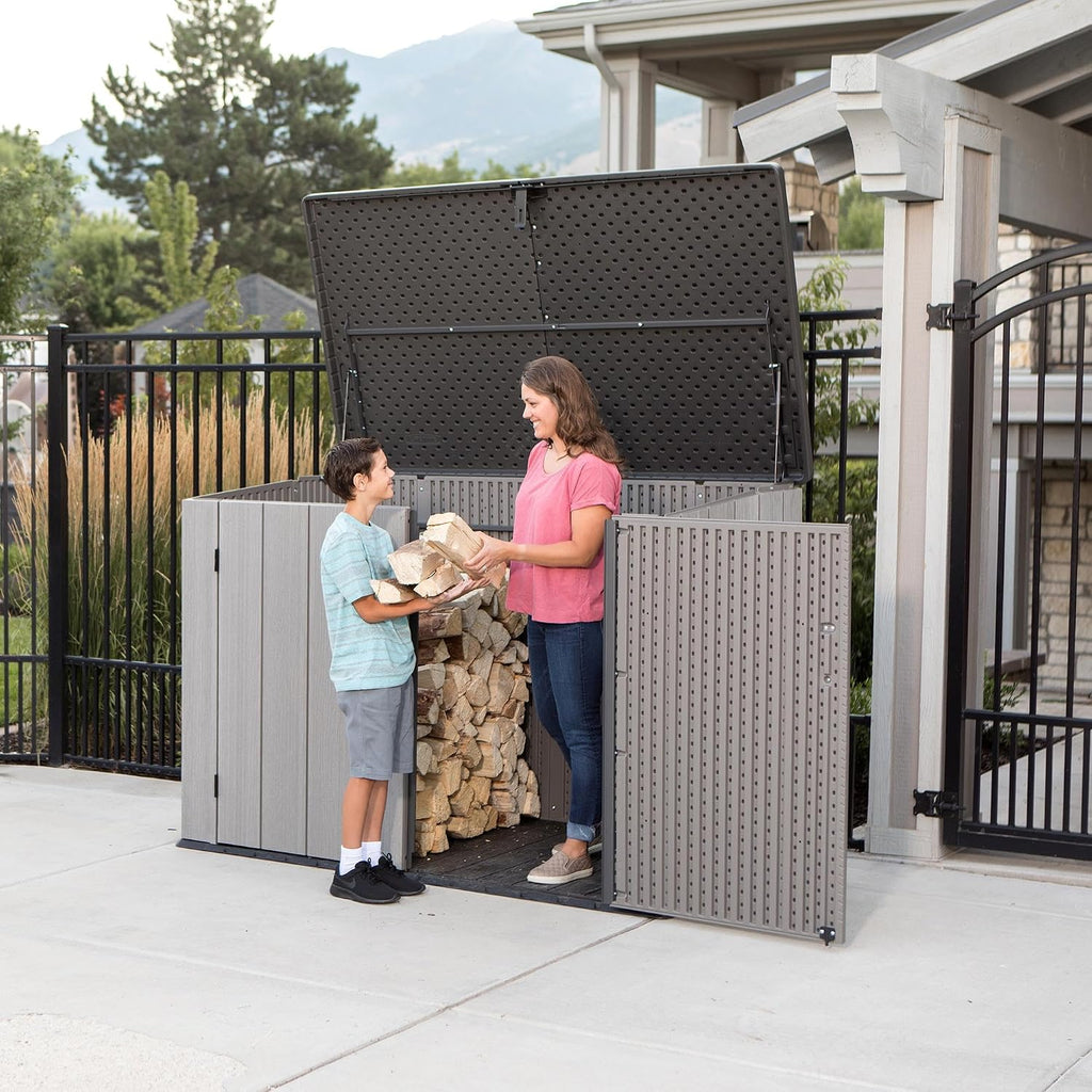 Lifetime Horizontal Outdoor Storage Shed, 75 Cu. Ft. Capacity