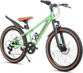 KEANO Huntaway 20 24 Inch Kids Bike for Boys & Girls Ages 7-12 Years Hardtail Mountain Bike for Kids with Aluminum Frame and 7-Speed Drivetrain Children Bicycle