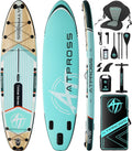 11'6'x35' Inflatable Paddle Board, 450lbs Extra Wide Stand Up Paddleboard for Adults with Premium SUP Accessories Kit & Backpack, Blow Up Kayak Non-Slip Stable Deck Boat for Yoga Fishing Surf