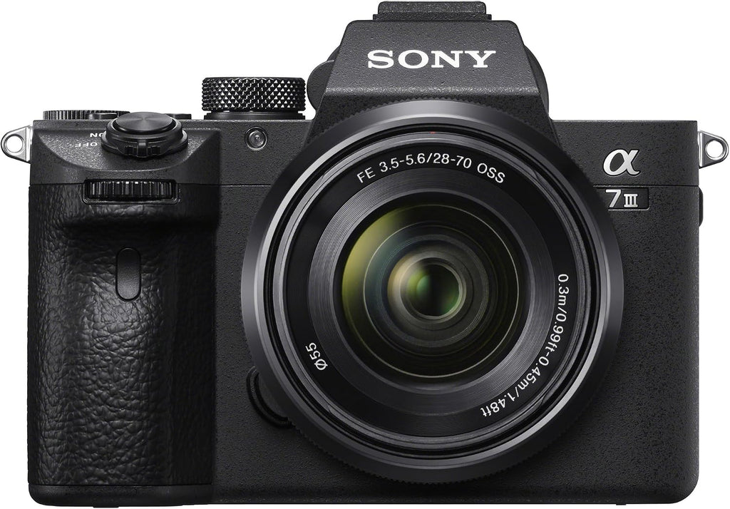 Sony ILCE-7M3K/B a7III Full Frame Mirrorless Camera with 2 Lens Kit FE 28-70mm F3.5-5.6 SEL2870 + FE 50mm F1.8 SEL50F18F | Official Sony USA Partner Model | Bundle with 2X 64GB Cards, Deco Gear Case