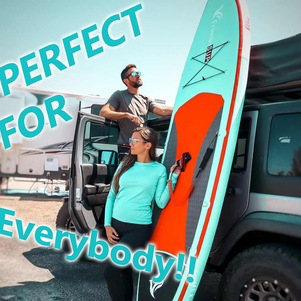 Freein SUP Inflatable Stand Up Paddle Board with Kayak Seat,Paddle Boards for Adults 10'/10'6'/11', Accessories sup Pump Adaptor,sup Kayak Paddle