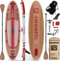 TIGERXBANG Paddle Board, 10.8' Stand Up Paddle Board with Premium Complete Inflatable SUP Accessories, Extra Wide Paddleboards for Adults & Kids-Pandora Collection