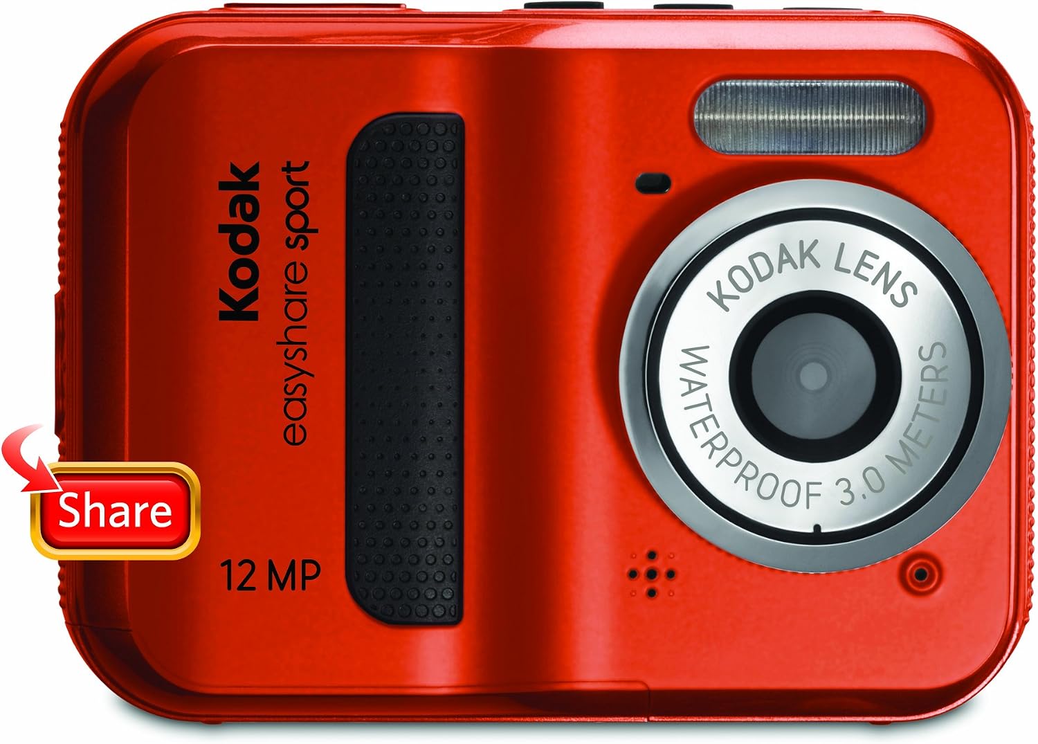 Kodak EasyShare Sport C123 12 MP Waterproof Digital Camera (Red)