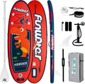 FunWater Inflatable Stand Up Paddle Board with Premium SUP Paddleboard Accessories, Anti-Slip EVA Deck, 11'6''/11'/10'6'' Paddle Boards for Adults & Youth of All Skill Levels