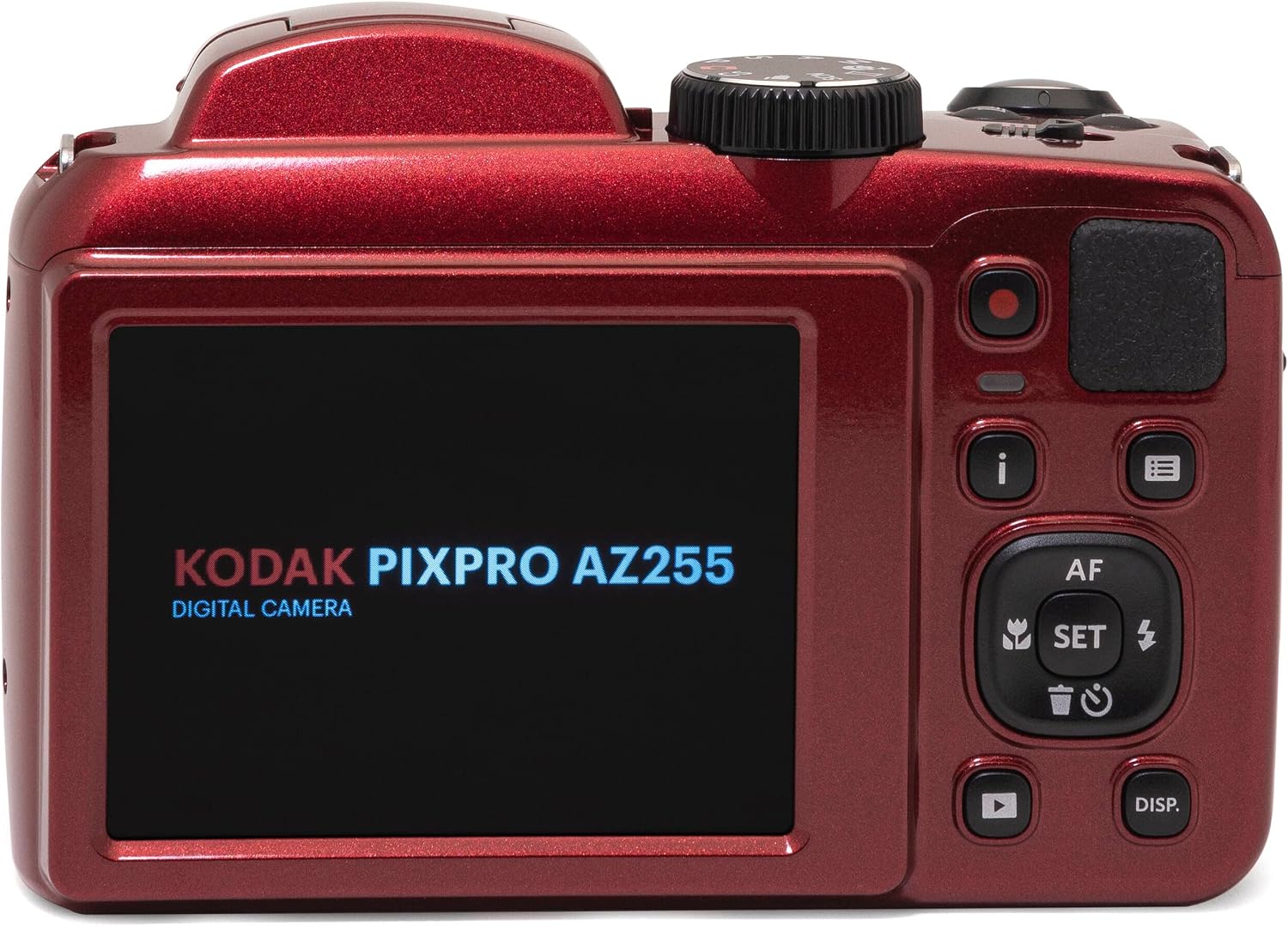 Kodak PIXPRO AZ255 Astro Zoom 16MP Digital Camera (Red) Bundle, Point & Shoot Camera Case, 16GB Memory Card, USB Card Reader, Table Tripod, Accessories