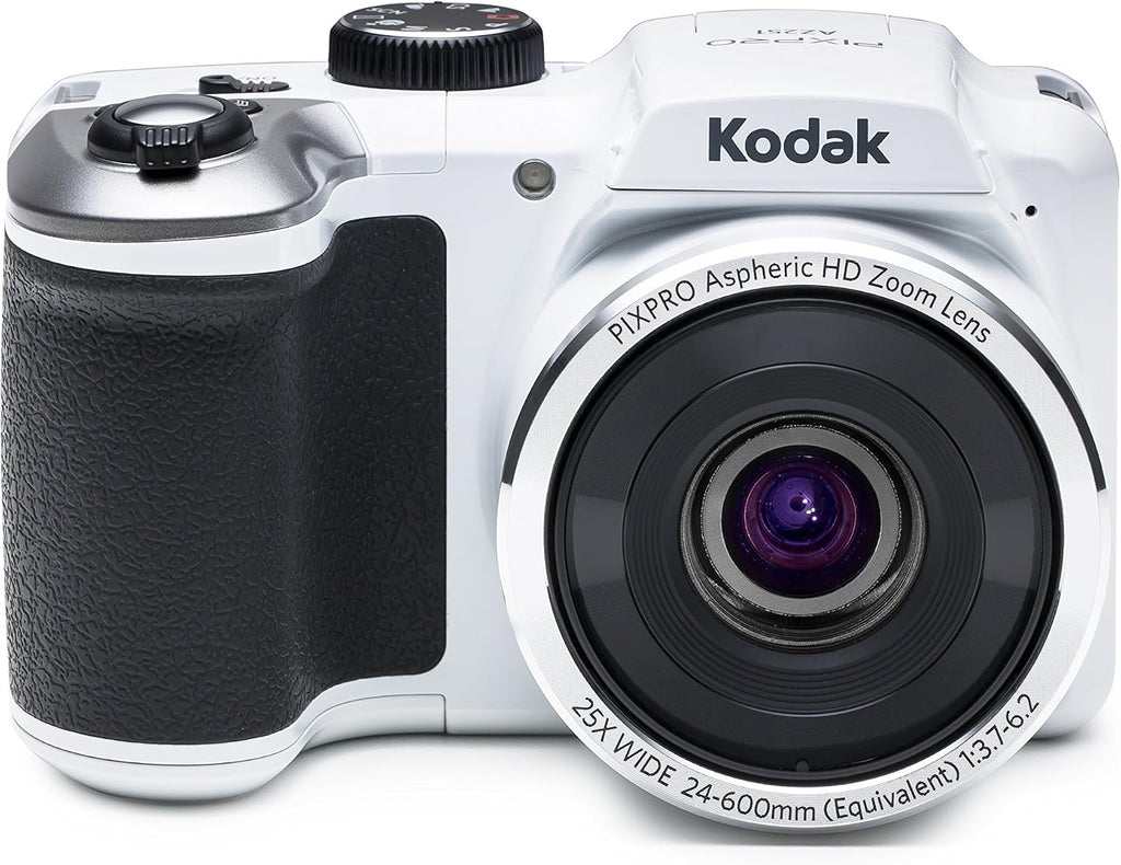 Kodak PIXPRO Astro Zoom AZ251-WH 16MP Digital Camera with 25X Optical Zoom and 3' LCD Screen (White)