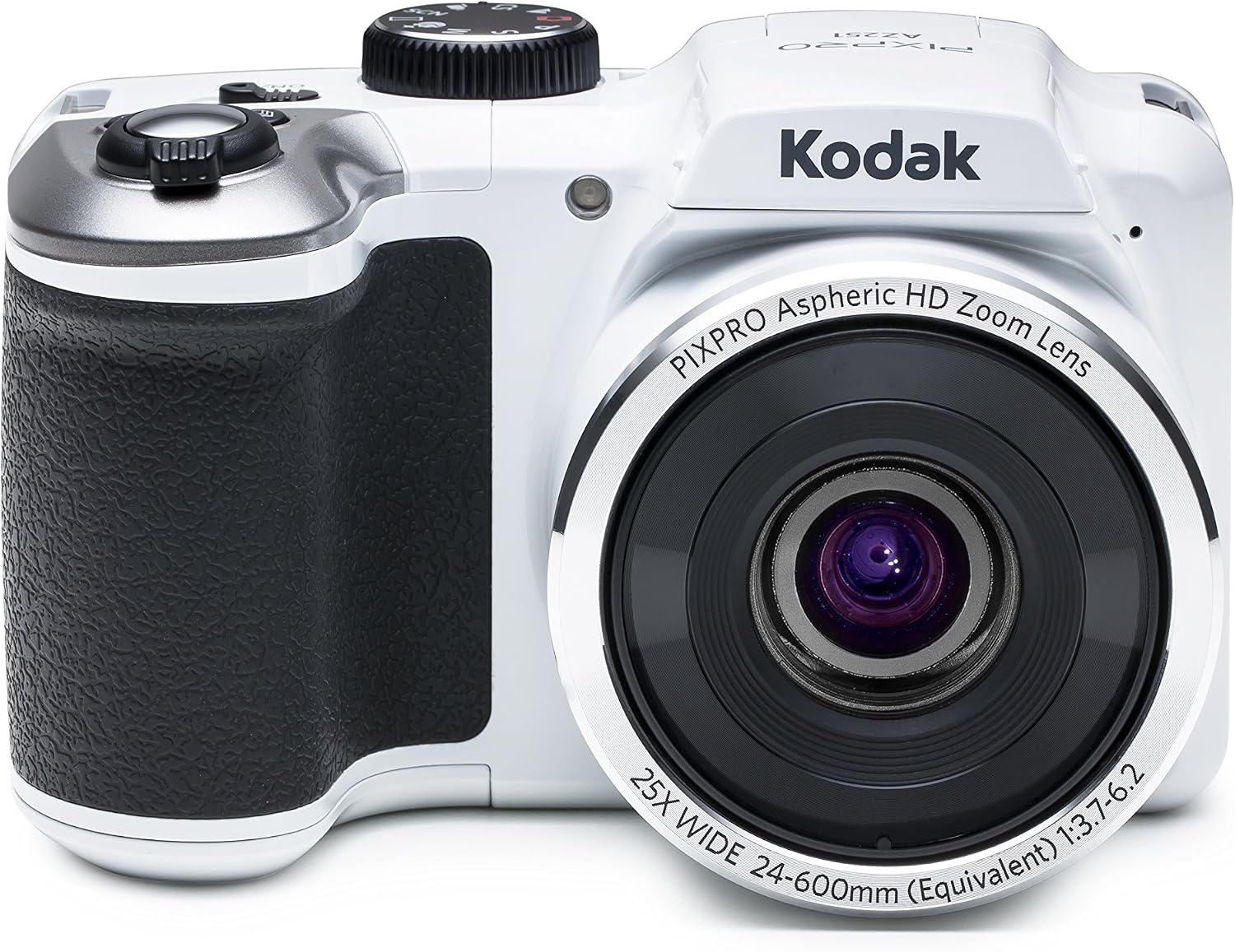 Kodak PIXPRO Astro Zoom AZ251-WH 16MP Digital Camera with 25X Optical Zoom and 3' LCD Screen (White)