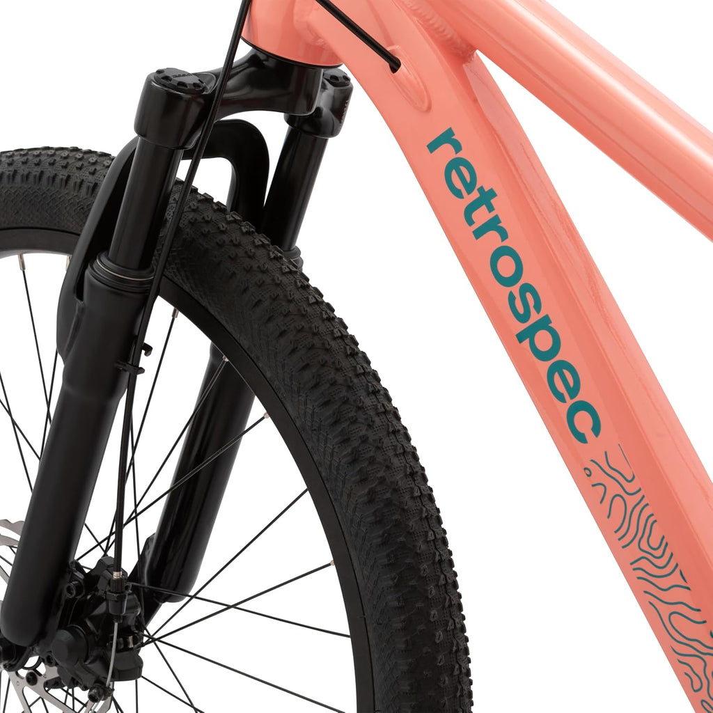 Retrospec Dart Plus 24-Inch Kids Bike, 7-Speed Aluminum Bicycle with Disc Brakes for Boys & Girls 8-11 Years Old, Lightweight Frame & Front Suspension