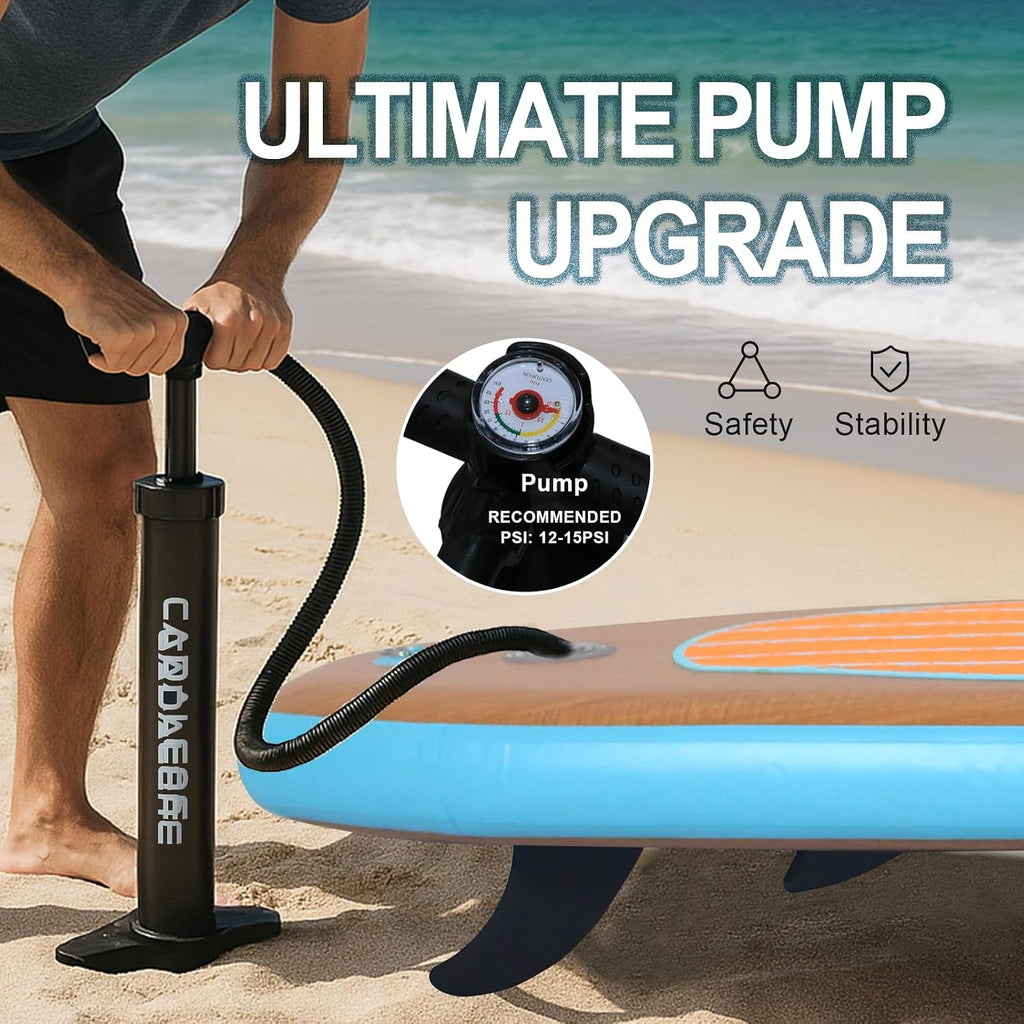 Inflatable Stand Up Paddle Board with SUP Accessories, Anti-Slip EVA Deck, Family-Friendly SUP Boards for Adults & Youth of All Skill Levels, Versatile Yoga Paddle Board
