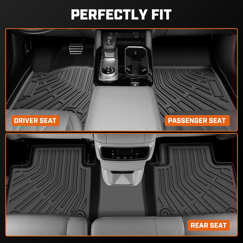 Mixsuper Floor Mat & Cargo Liner for Jeep Wrangler JL 2018-2026 Unlimited 4-Door (Not fit JK/4XE/2-Door),All Weather TPE Floor mat with Backrest and Door Sill Guards Wrangler JL Accessories,Anti-Slip
