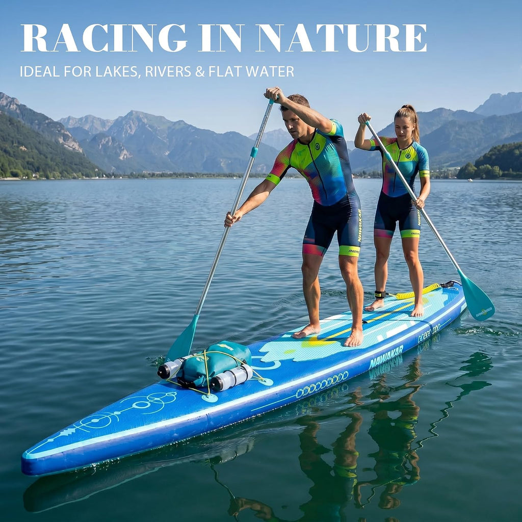 FunWater Inflatable Stand Up Paddle Board 10'6'/11'/11'6' Paddle Board for Adults & Youth, Paddleboards Inflatable with Premium SUP Accessories, Wide Stable, Non-Slip Comfort Deck