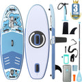 Niphean (Extra Large) Inflatable Paddle Board, SUP for 2+1 People/Family 500lbs Capacity Stand Up Paddle Board with SUP Accessories, StabilTrac Fin Non-Slip Paddleboard for Adults