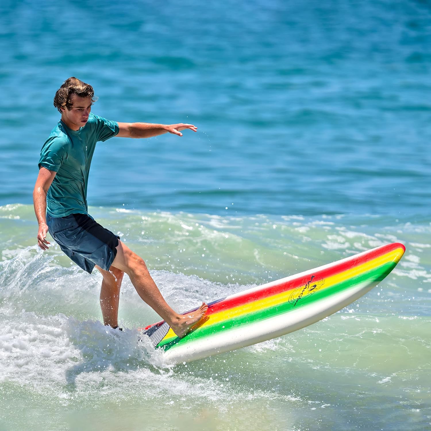 Wavestorm - Classic Soft Top Foam 8ft Surfboard