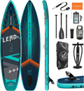 iTAOSTAR Lead 12' × 35' / 11' × 33' Stand Up Paddle Board Inflatable, Extar Wide SUP Board with 5 Fins Stable Design for Adults, Youth, All Skill Levels, Lakes, Oceans