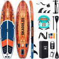 10'6'' Inflatable Stand Up Paddle Board (SUP) for Adults and Youth with Non-Slip Deck – Complete Accessories Kit, for Fishing, Yoga, Fitness & Family Fun
