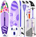 SLOOSH Inflatable Stand Up Paddle Board, 10'6' Paddle Boards with Premium Accessories, Non-Slip EVA Deck, Ultra-Light Carry Bag Pump, Ripple SUP for Youth & Adults of All Skill Levels