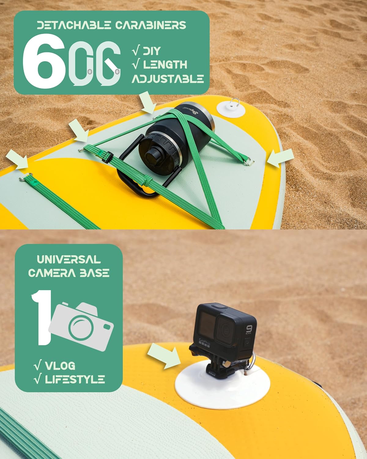 11'x35 Extra Wide Inflatable Paddle Board, 430lb Capacity Stable Paddleboard for Yoga, Stand up Paddle Board for Adults(x3), Full Coverage EVA Deck, 5 Handles, 100L Backpack, All-Round