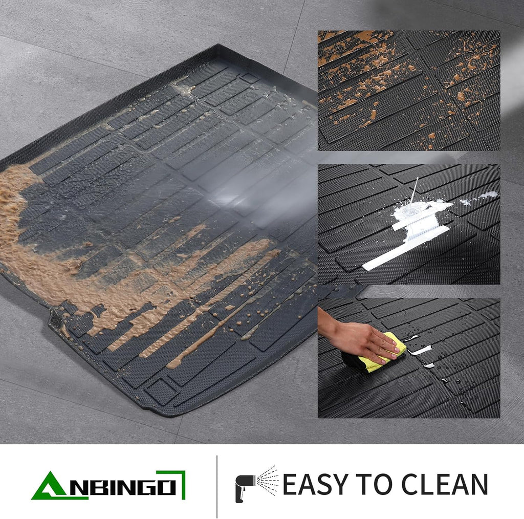 ANBINGO® Floor Mats & Cargo Liner for BMW X1 2023-2026 (xDrive28i / M35i), for BMW X1 All Weather Car Mats Cargo Liner Protection TPE Waterproof,for X1 Accessories-Black