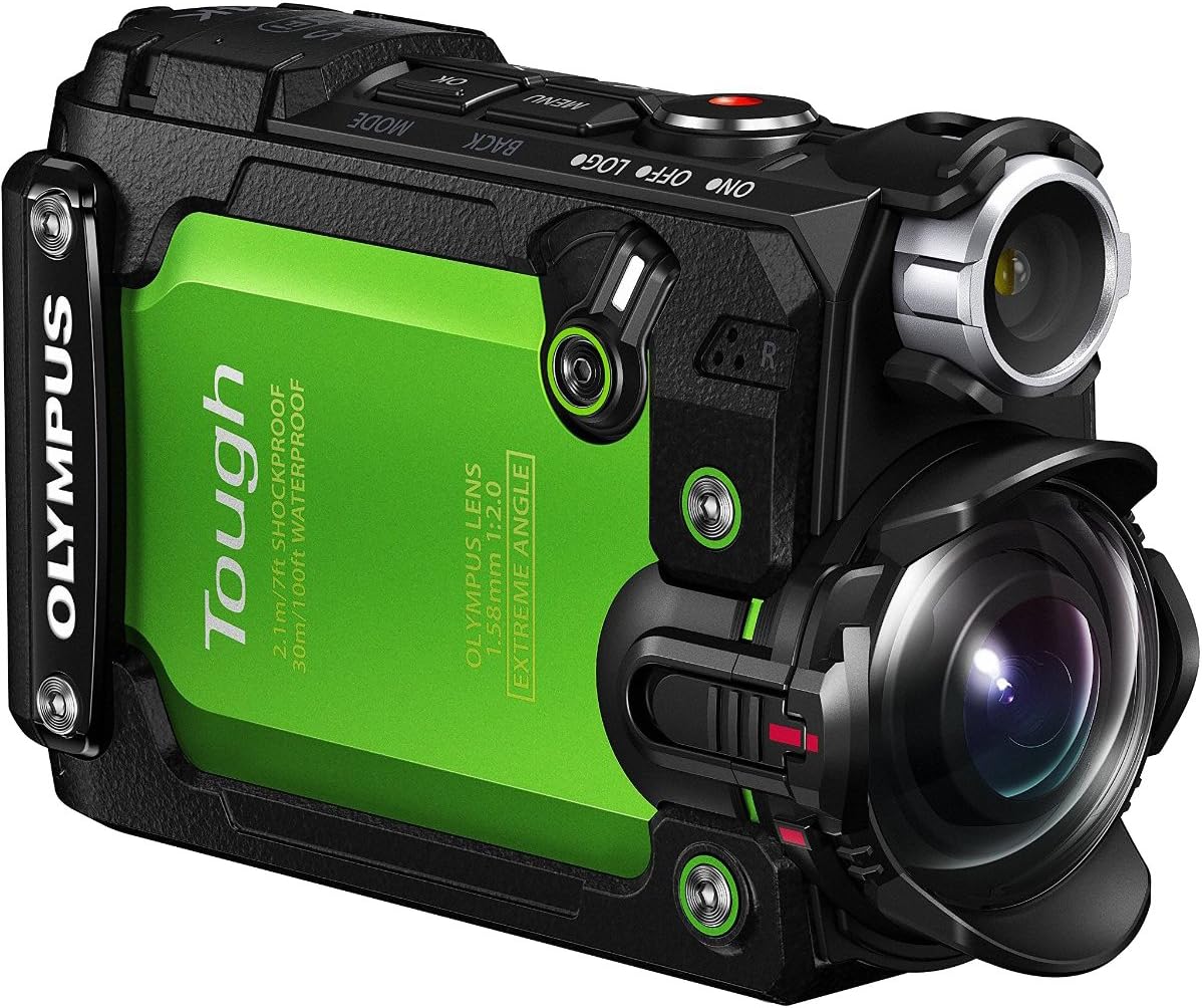 OM SYSTEM Olympus TG-Tracker with 1.5-Inch LCD (Green)