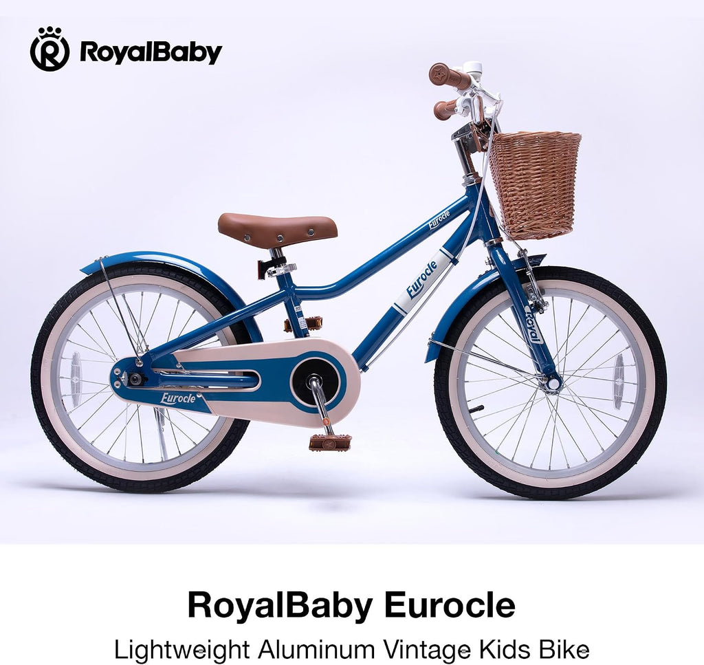 RoyalBaby Kids Bike, Lightweight Aluminum 16 18 Inch Wheel Bicycle Boys Girls Ages 4-9 Years, Multiple Colors