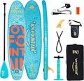 Inflatable Paddle Board,10.8'x31.5'x6' Stand Up Paddle Boards,Premium SUP Board Paddle with Removable Fin, Floating Paddle, Hand Pump, Waterproof Bag for Adults & Youth