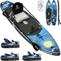 iTAOSTAR Novelty 11'6' x 35' Inflatable Stand Up Paddle Board with Seat- Stable SUP Board for Adults - Portable Paddleboard for Yoga, Surfing, Fishing - Includes Full Accessories Kit