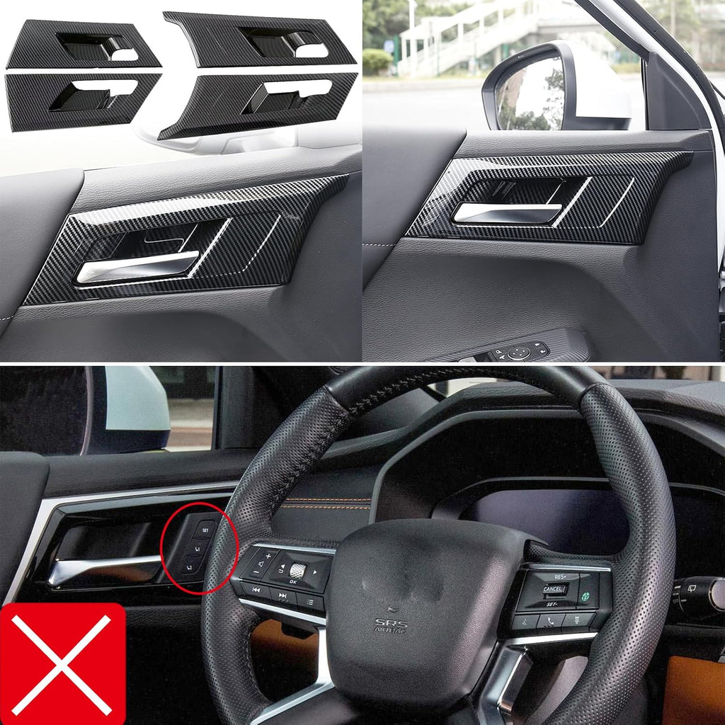 CTH for Mitsubishi Outlander 2022-2026 Car Accessories Interior Decorative Panel Cover Trims 18pcs (Not fit for SEL, GT, PHEV, Only fit for Left Hand Drive)