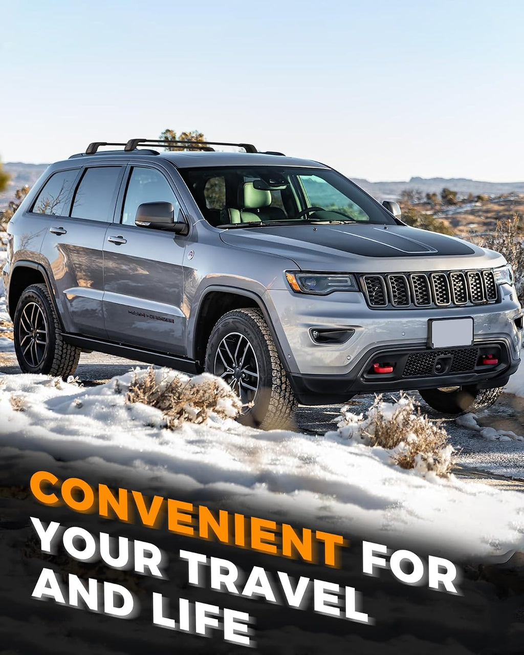 Upgraded 260 LBS Roof Rack Cross Bars Fit for 2011-2021 Jeep Grand Cherokee Luggage Cargo Carrier Crossbars Accessories