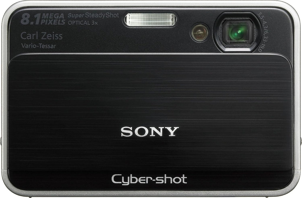 Sony Cybershot DSC-T2 8MP Digital Camera with 3x Optical Zoom (Black)
